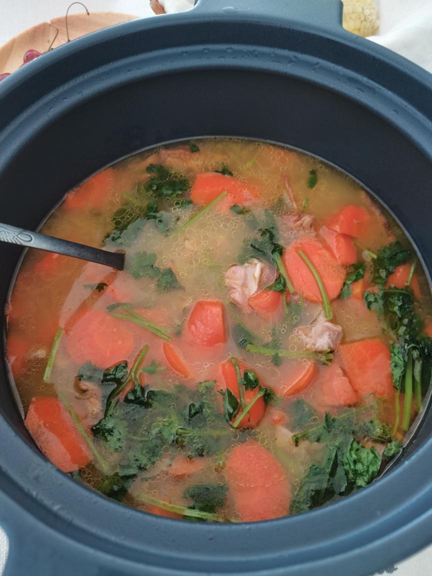 很下饭的炖羊肉胡萝卜汤