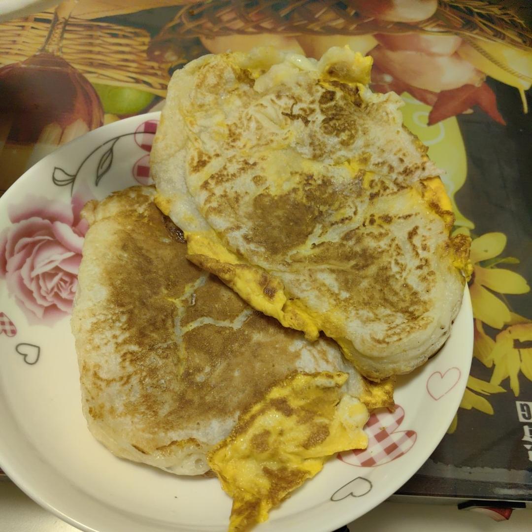 老少皆宜的发面鸡蛋饼(快手)