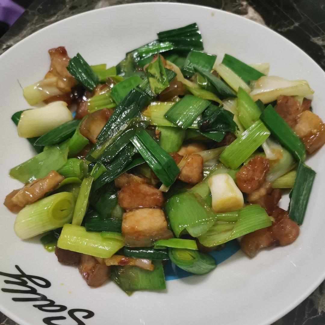 candy2020做的五花肉炒大蒜