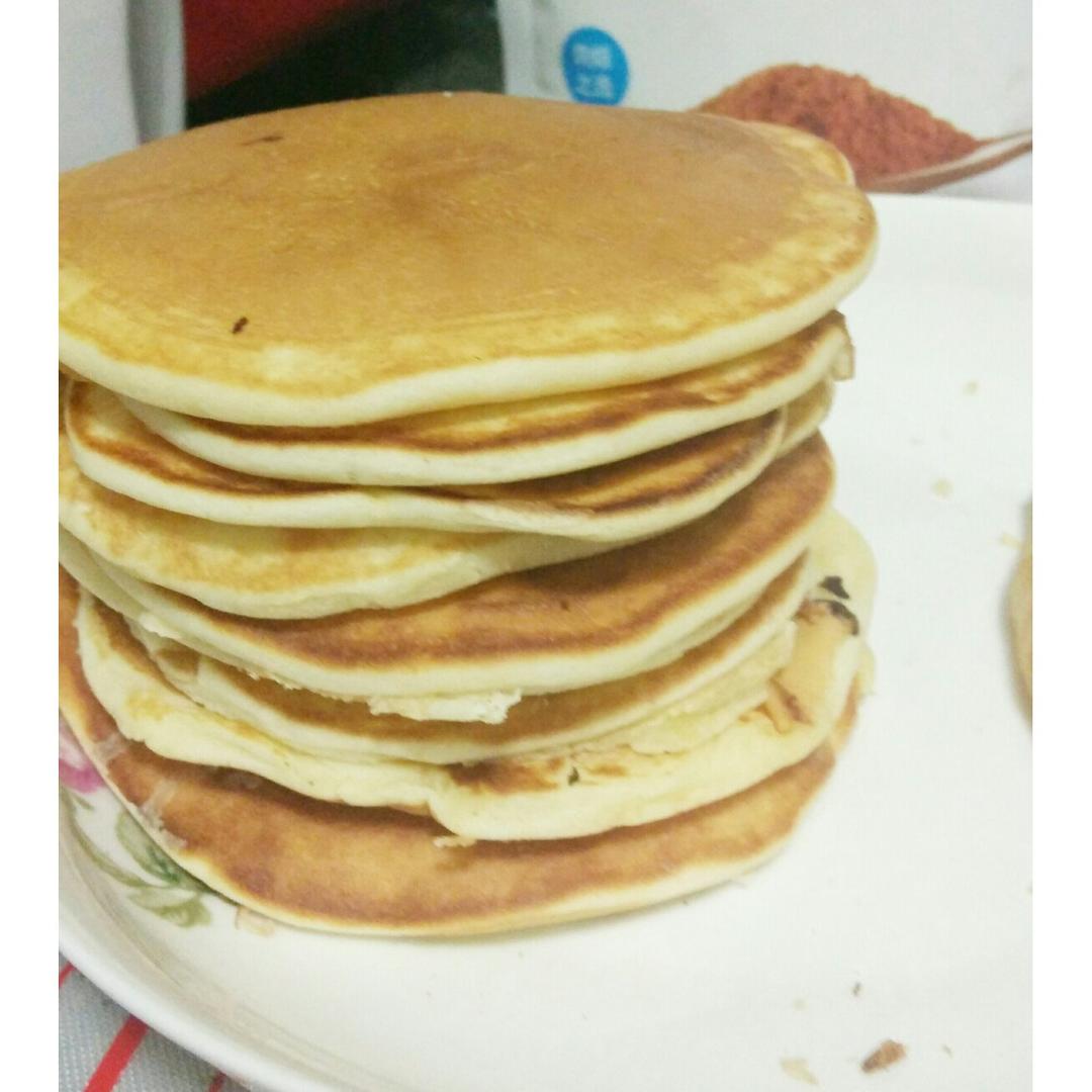 超级简单pancake【无黄油健康版】