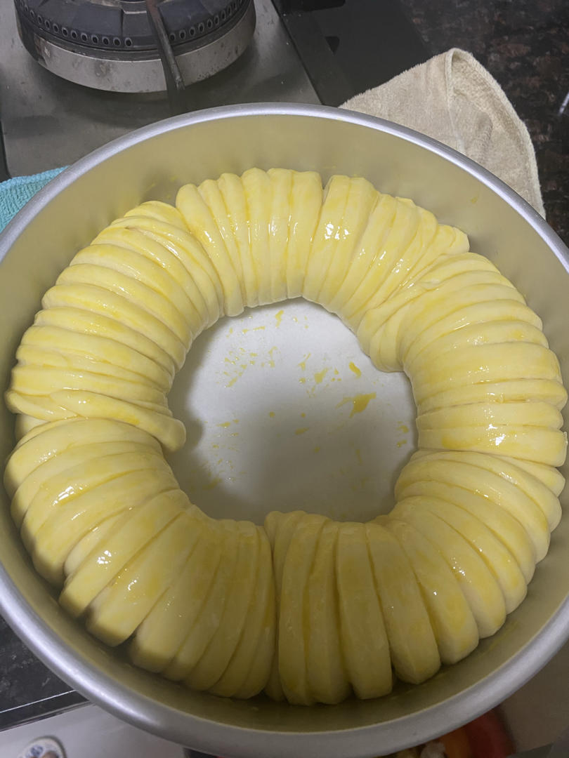 【网红毛线球面包】｜咸蛋黄肉松馅