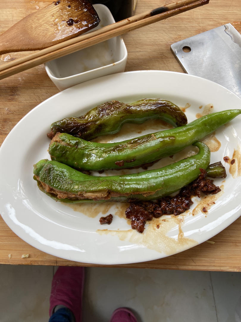 下饭菜肴--青椒酿肉