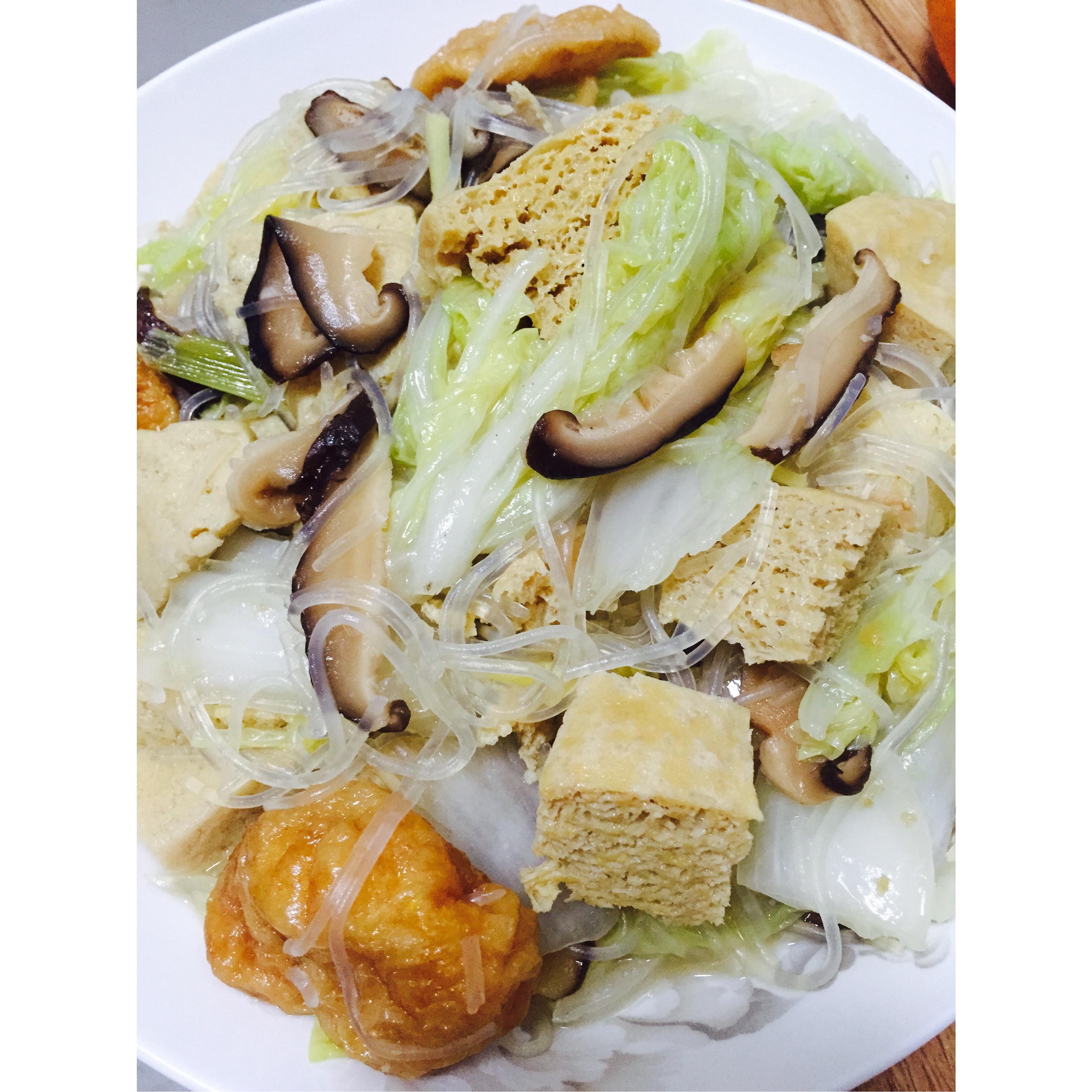 冻豆腐白菜汤