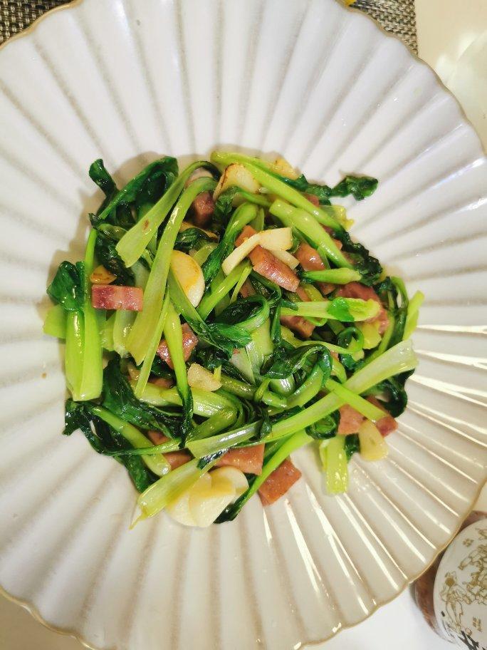 上汤鸡毛菜