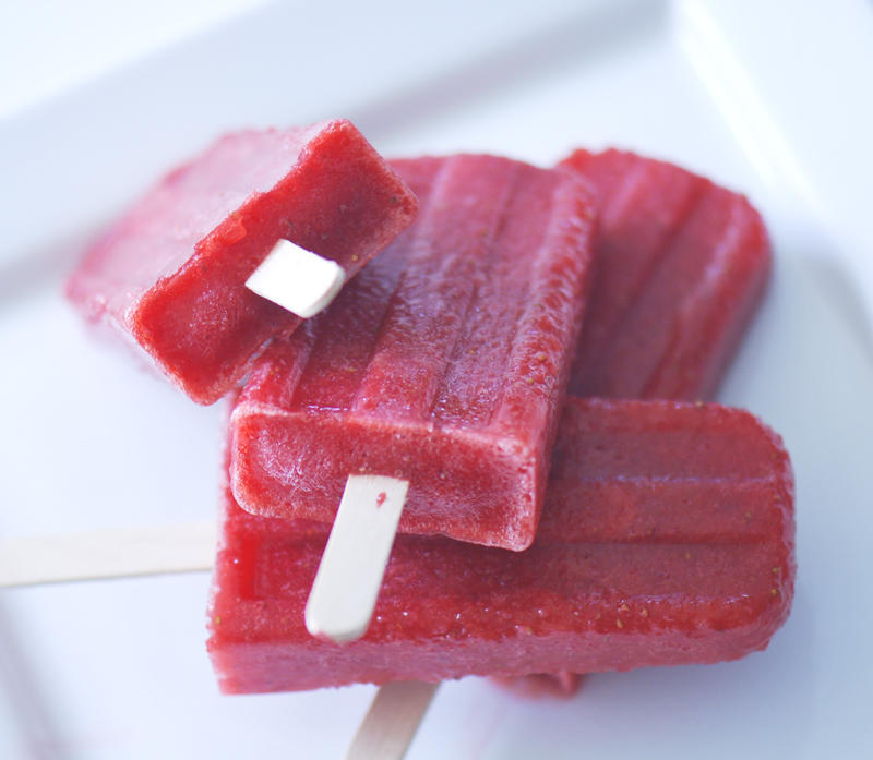 Paletas 草莓 棒冰的做法