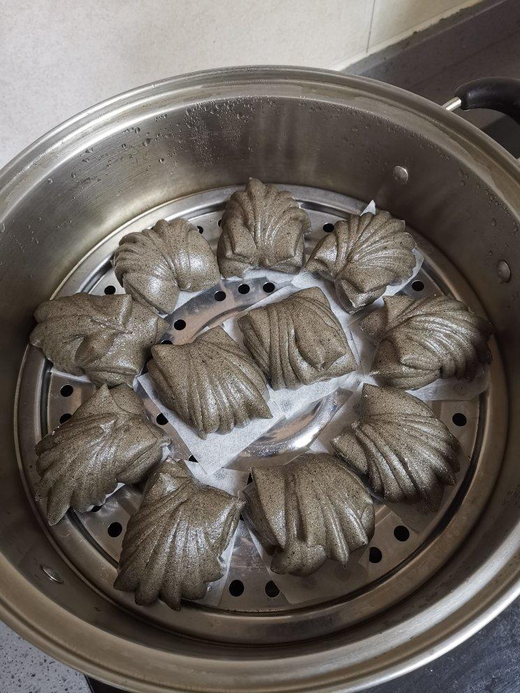 黑芝麻酱馒头