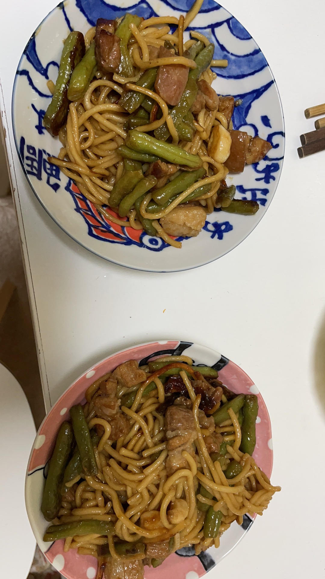 地道老北京扁豆焖面 豆角焖面 太好吃小心吃撑哦