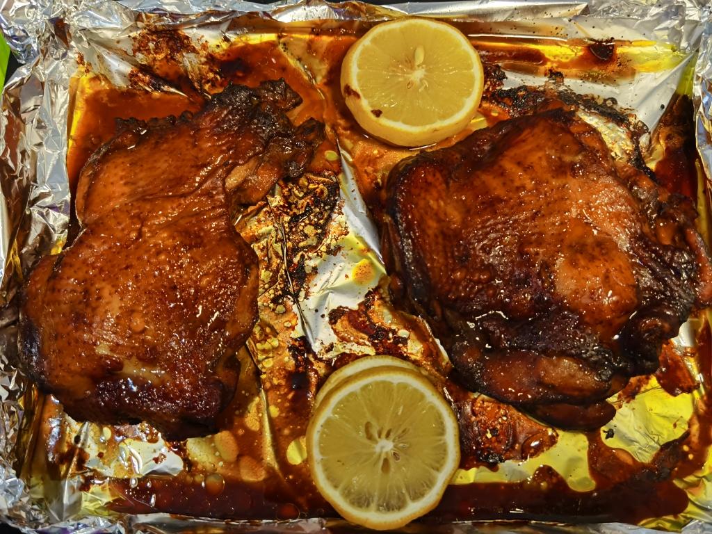 柠檬香烤鸡大腿的做法