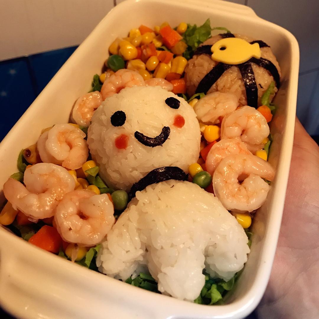 晴天娃娃卡通便当