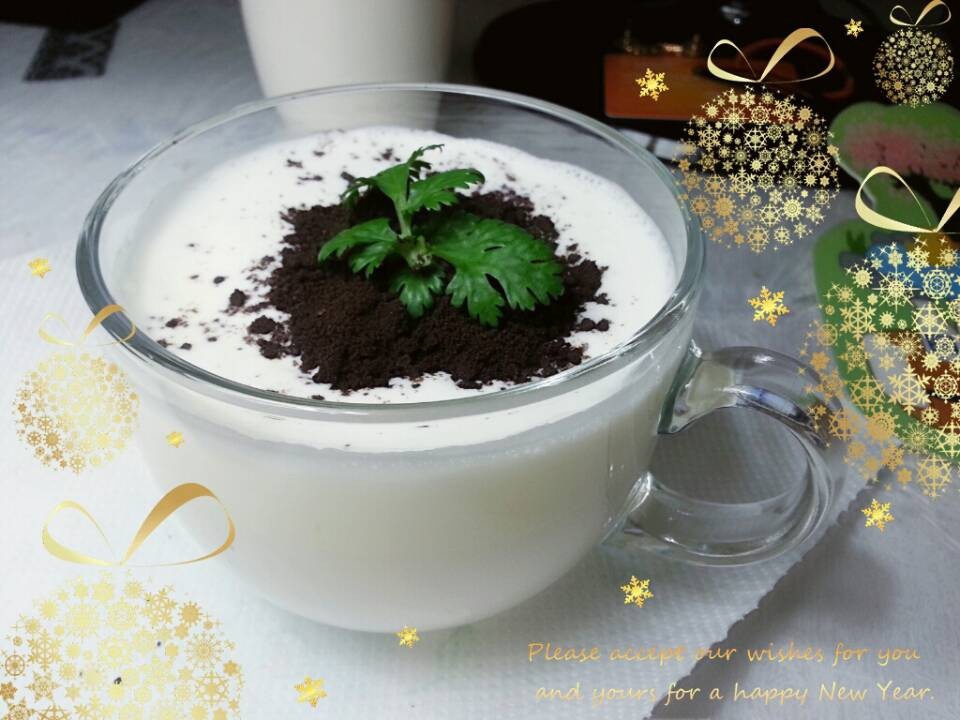 盆栽奶茶