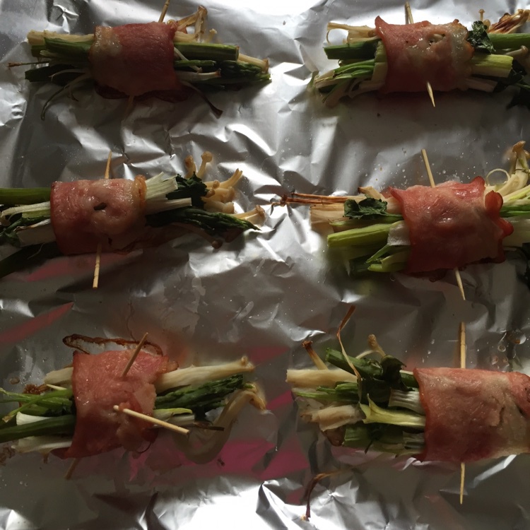 培根芦笋卷