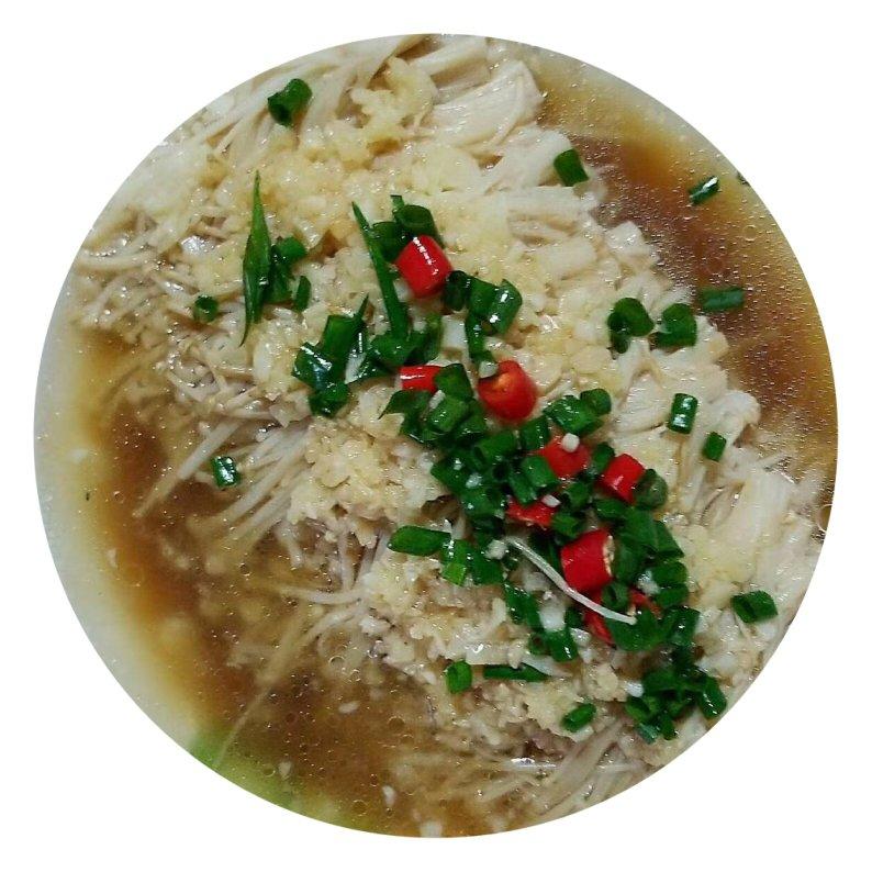蒜蓉蒸金针菇
