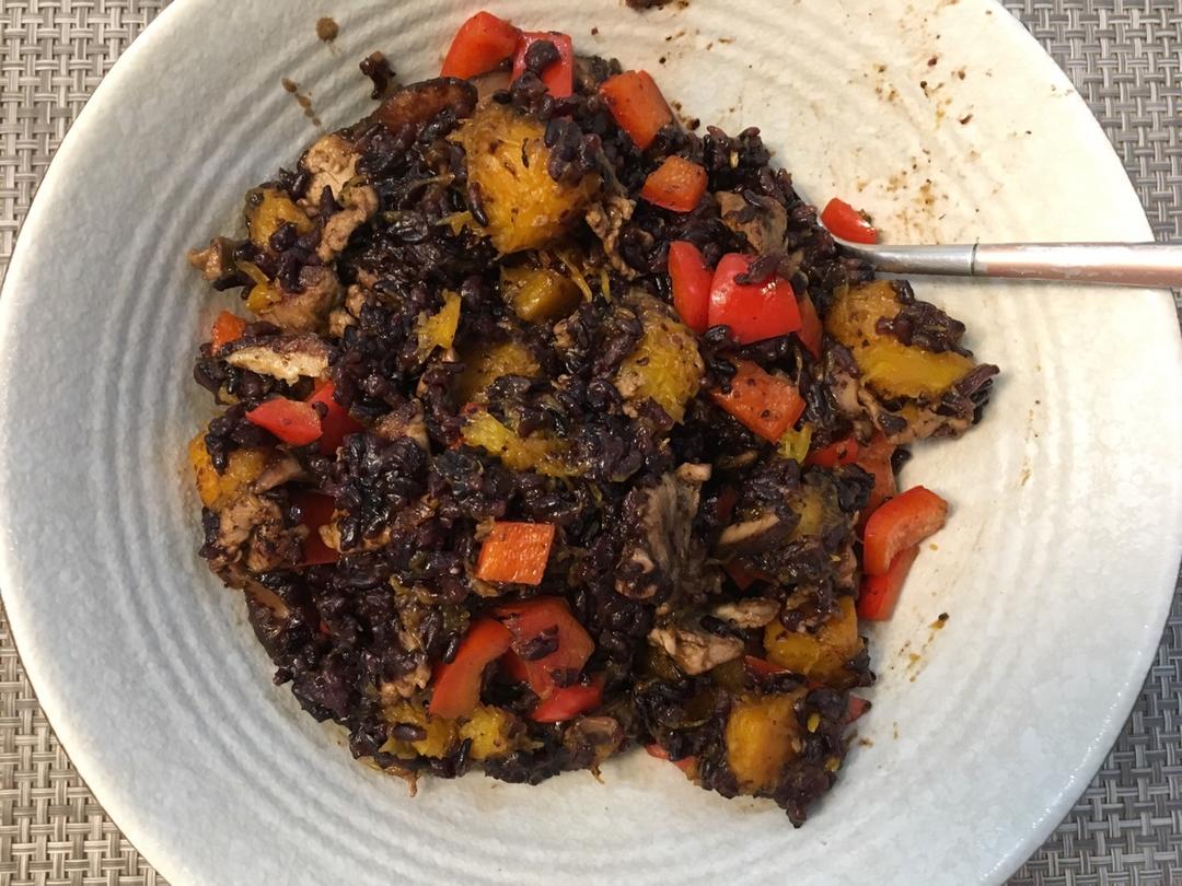 美味到不行的南瓜饭