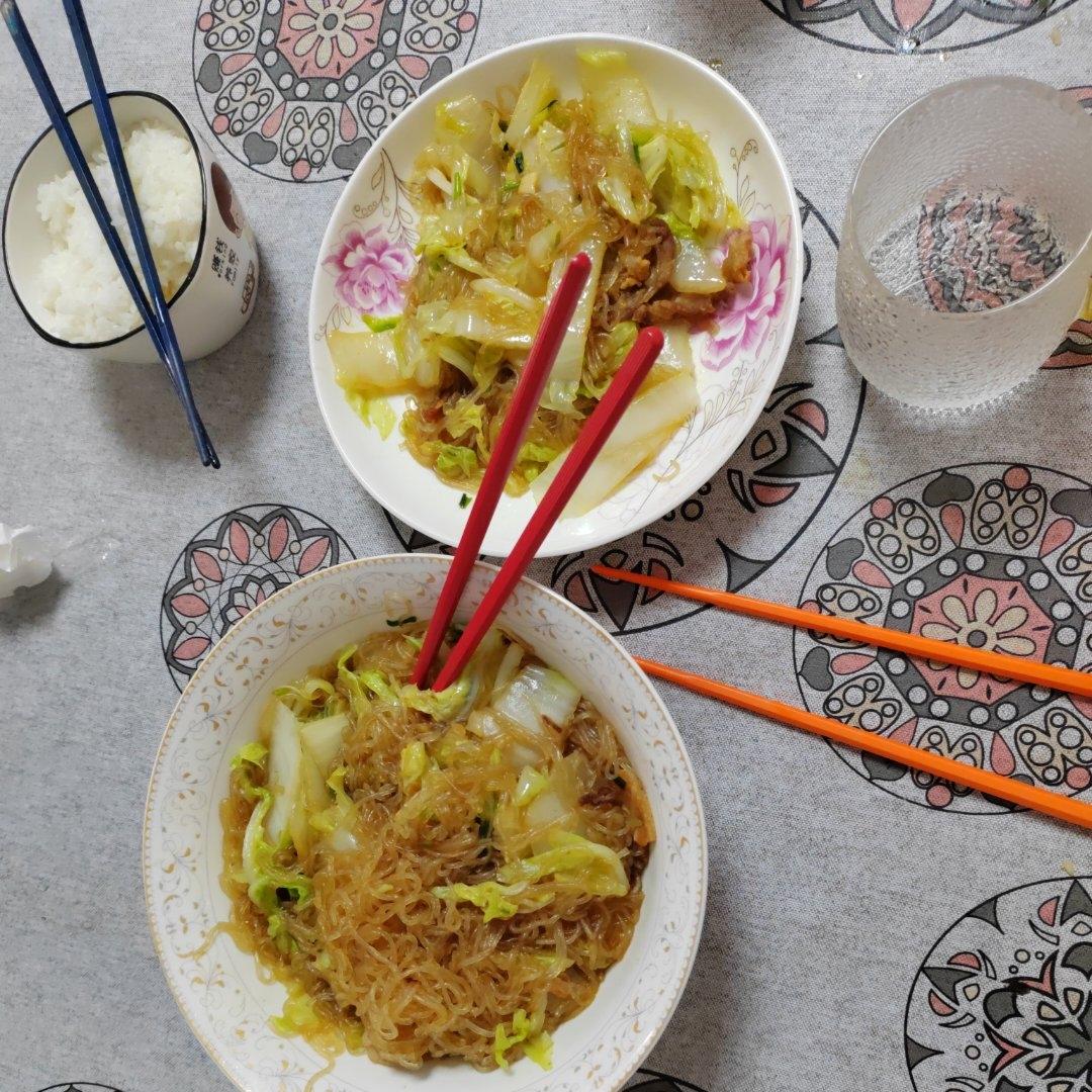 猪肉白菜炖粉条