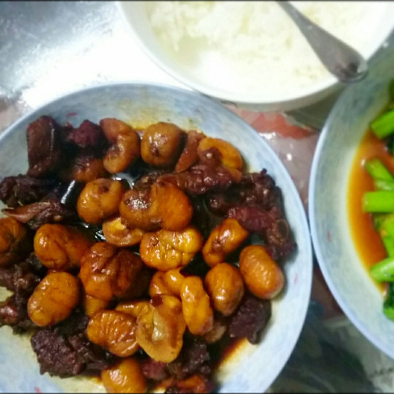 板栗烧排骨