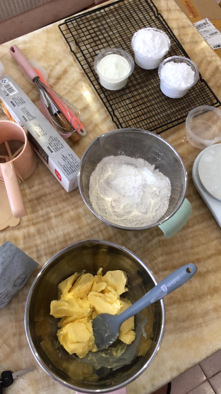 零失败❗️爆好吃❗️可可爱爱的草莓雪绒饼干