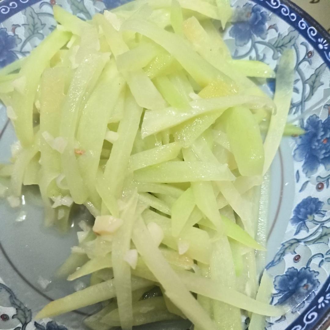 清甜爽口好味道-快炒佛手瓜