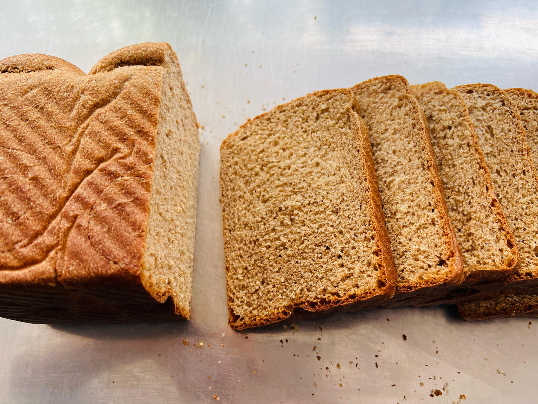 100%真•全麦吐司