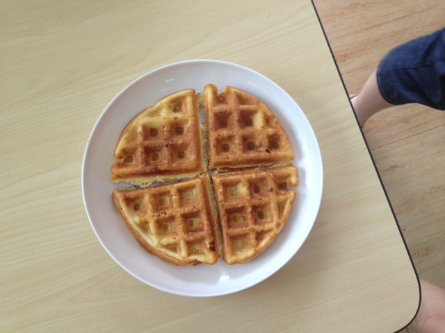 低脂低糖华夫饼。