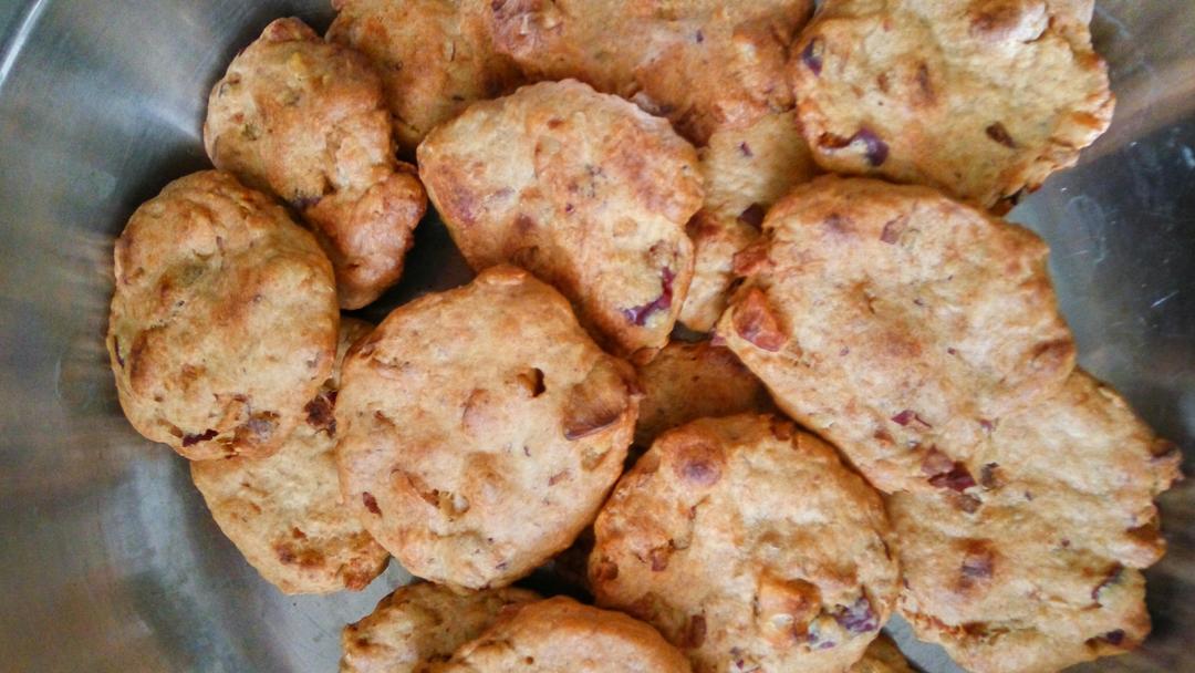红枣红糖核桃饼干