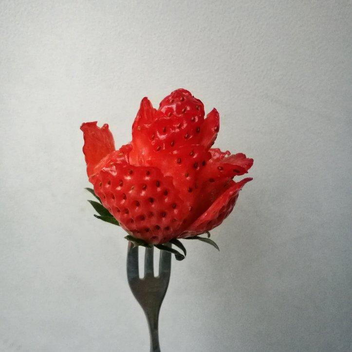 ❤草莓之恋❤情人节草莓玫瑰花