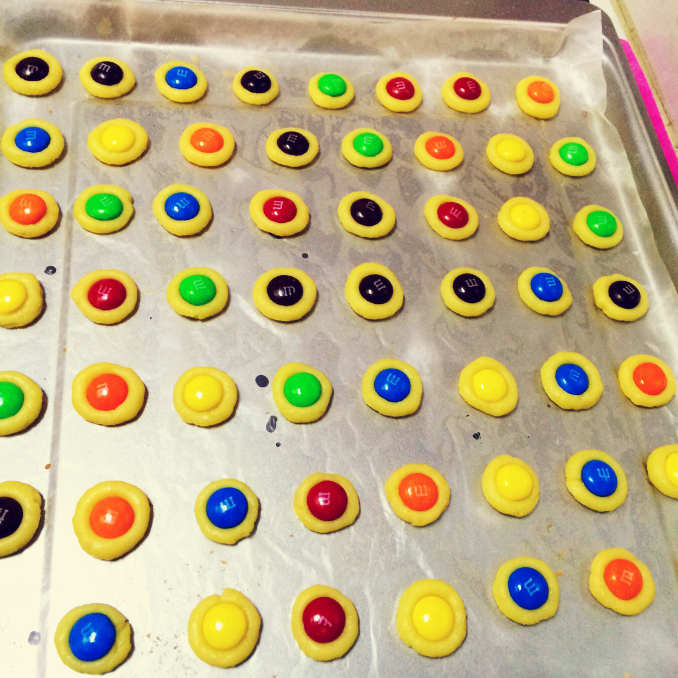 椰子味迷你MM豆曲奇小饼