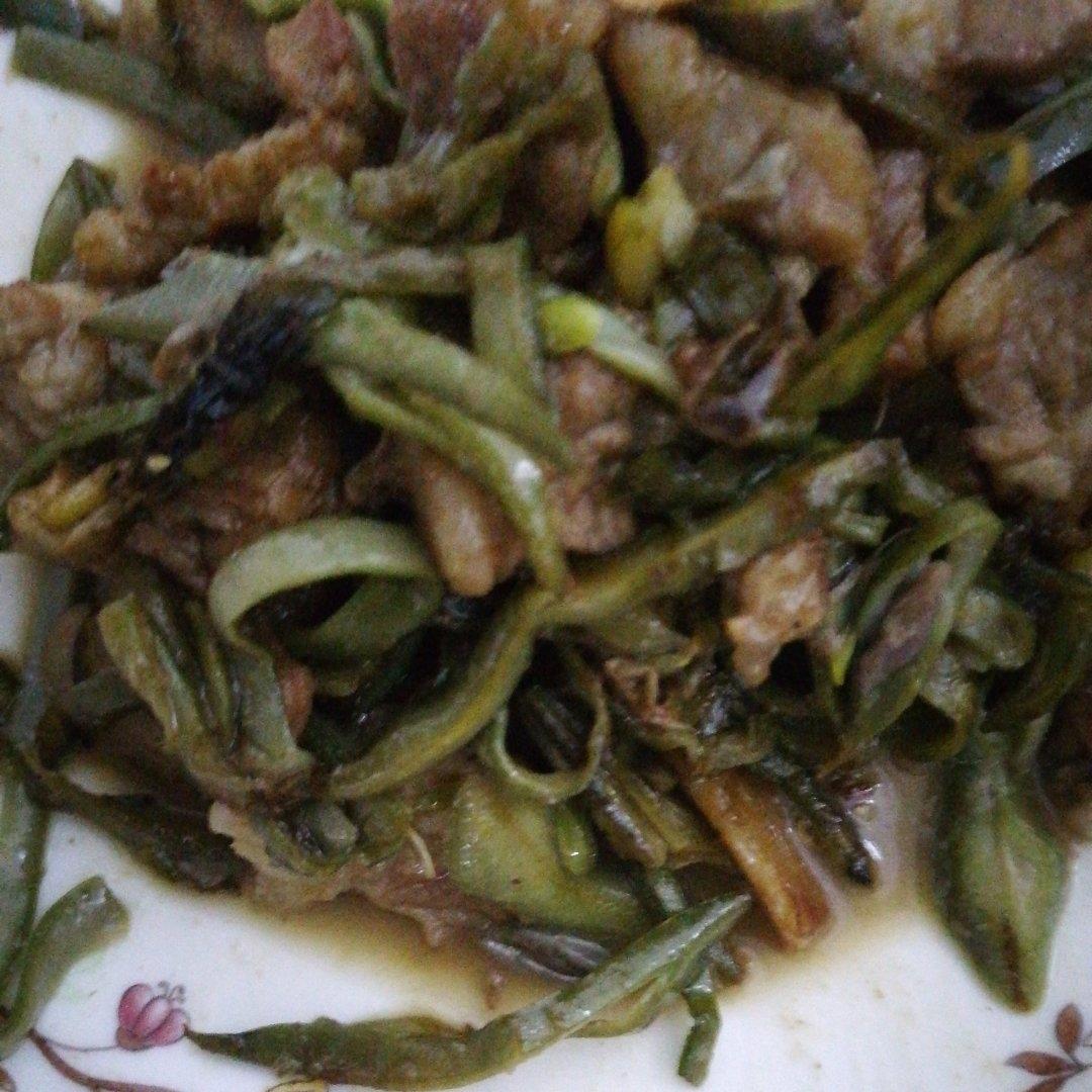 零厨艺的豆角炒肉