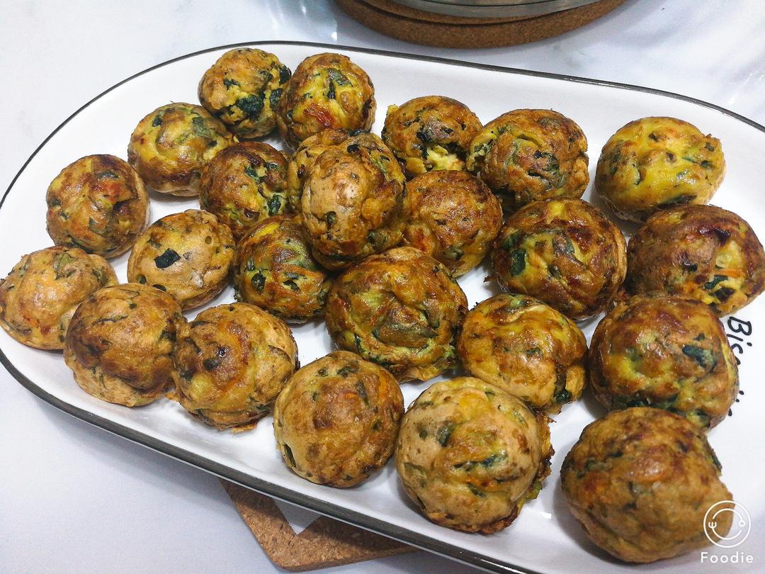 烤豆腐蔬菜丸子（章鱼烧烤板）