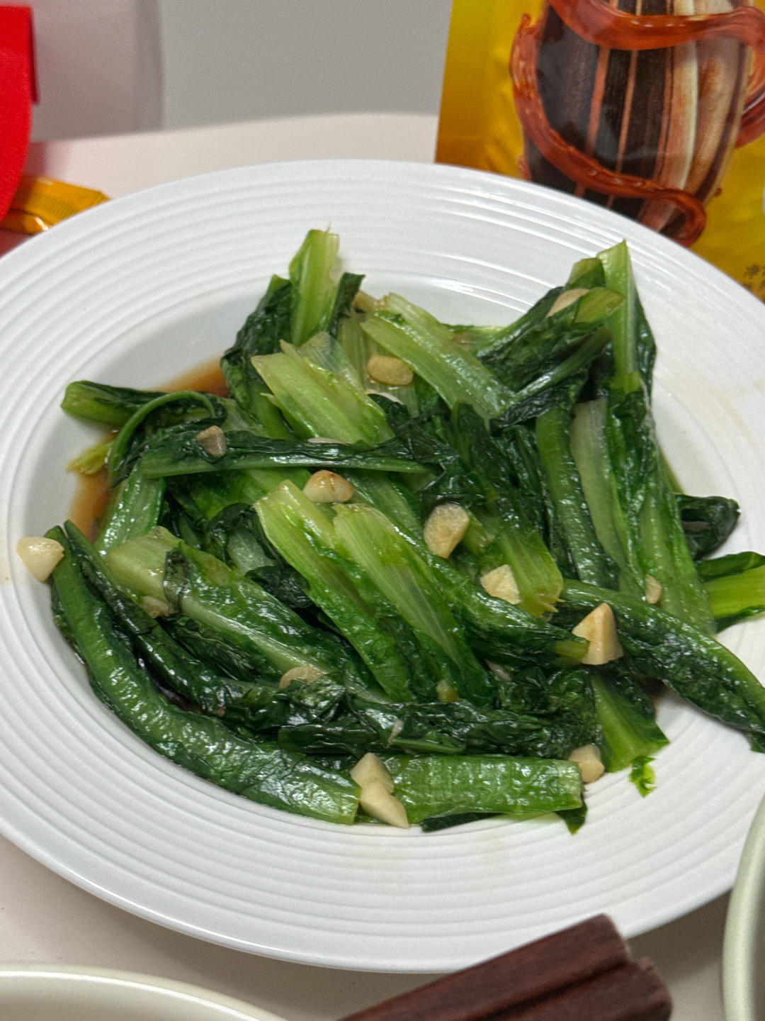 蒜蓉油麦菜（蚝油）