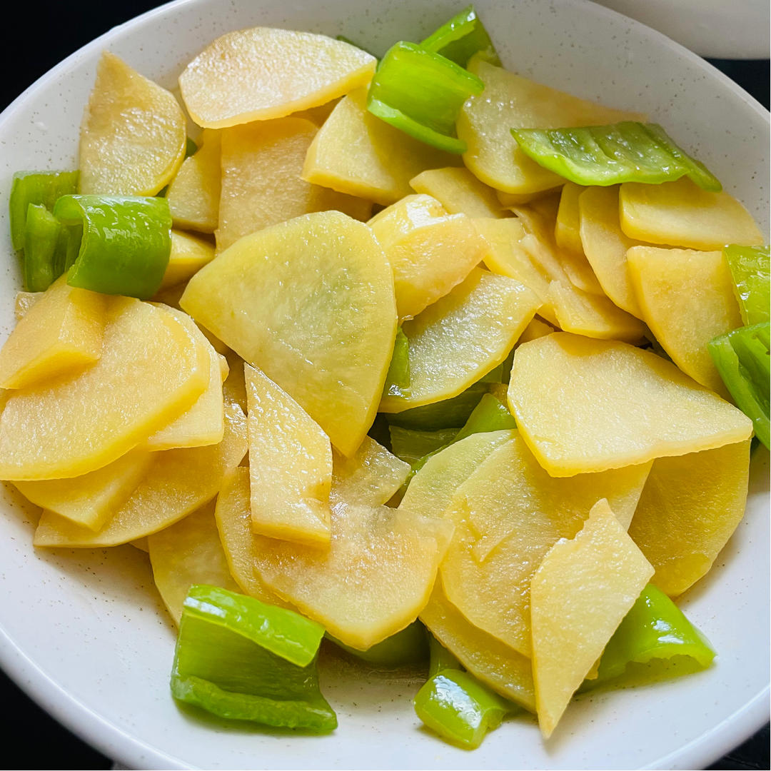 懒人版青椒土豆片