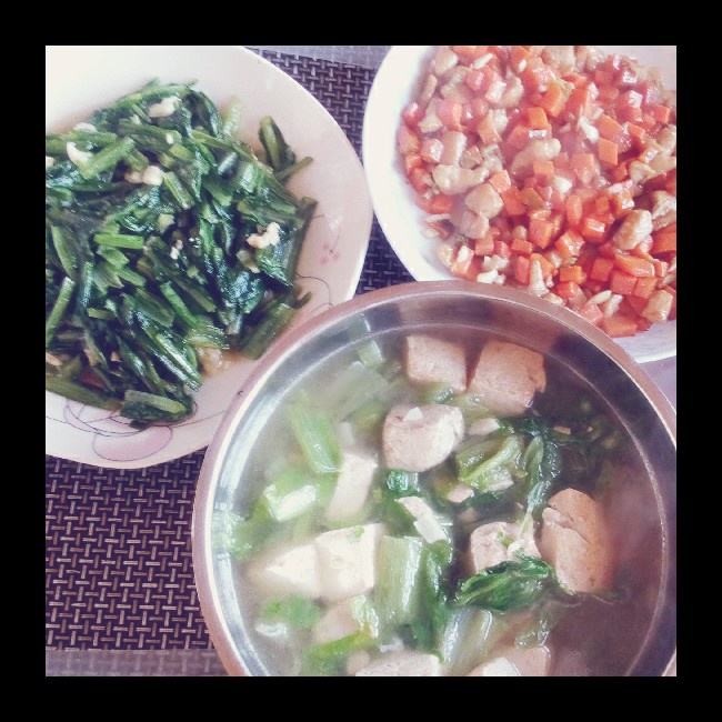 青菜豆腐汤
