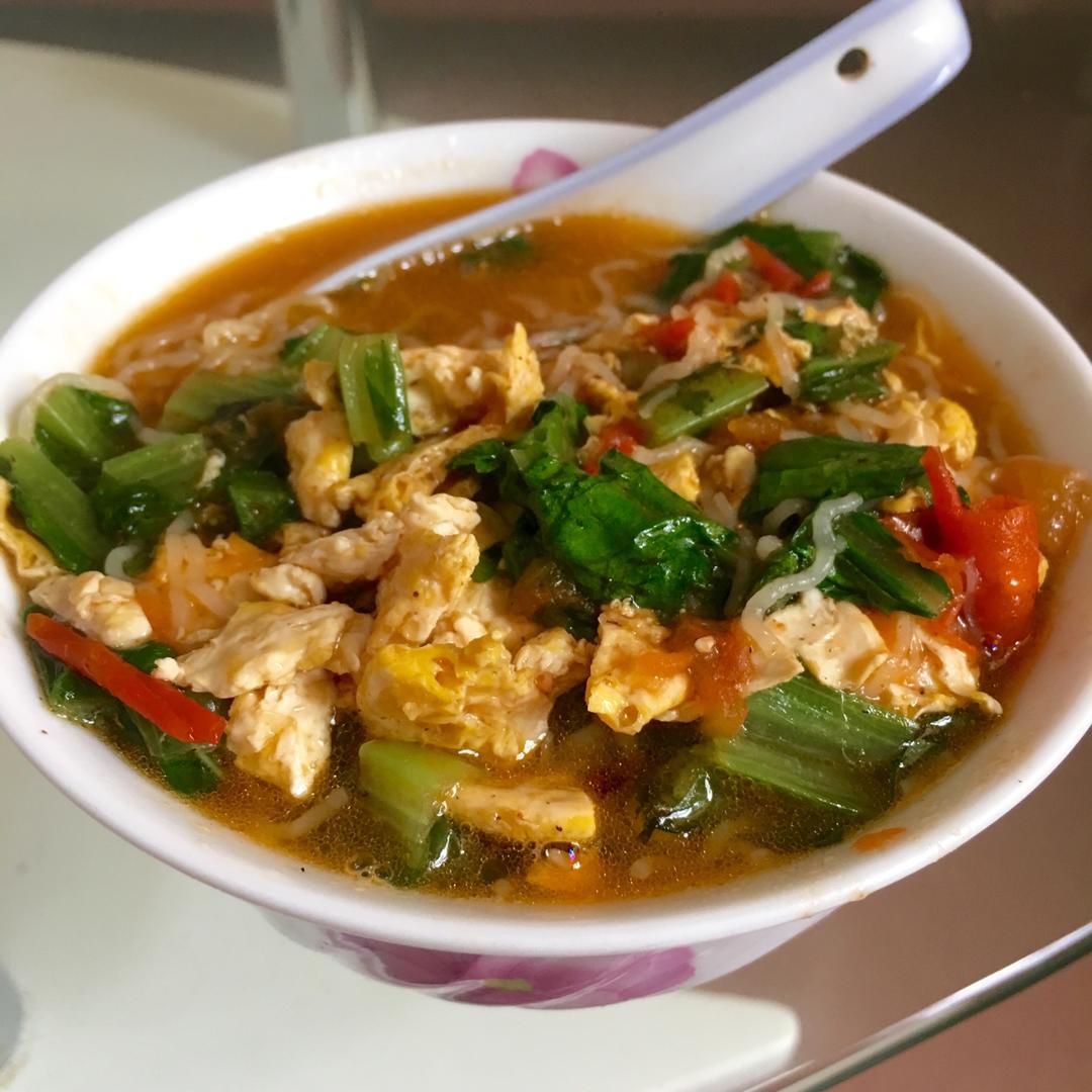 超级入味好吃的番茄鸡蛋面