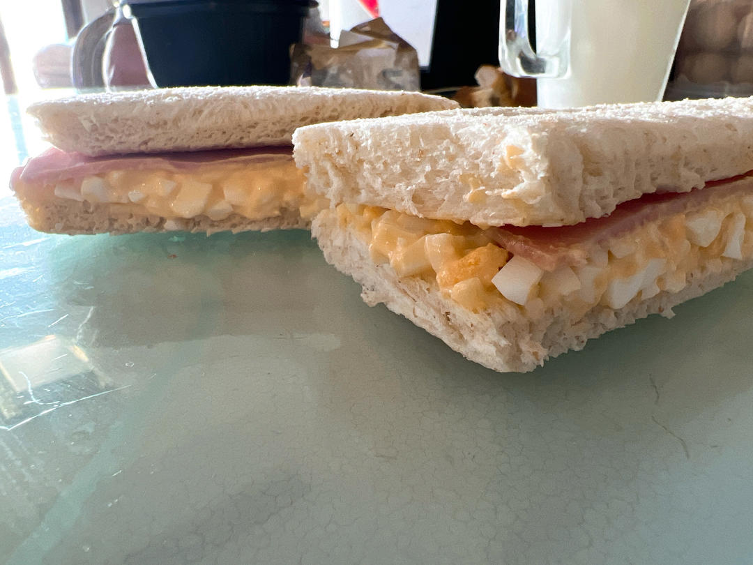 便利店同款❗️蛋黄酱三明治🥪❗️好吃哭～