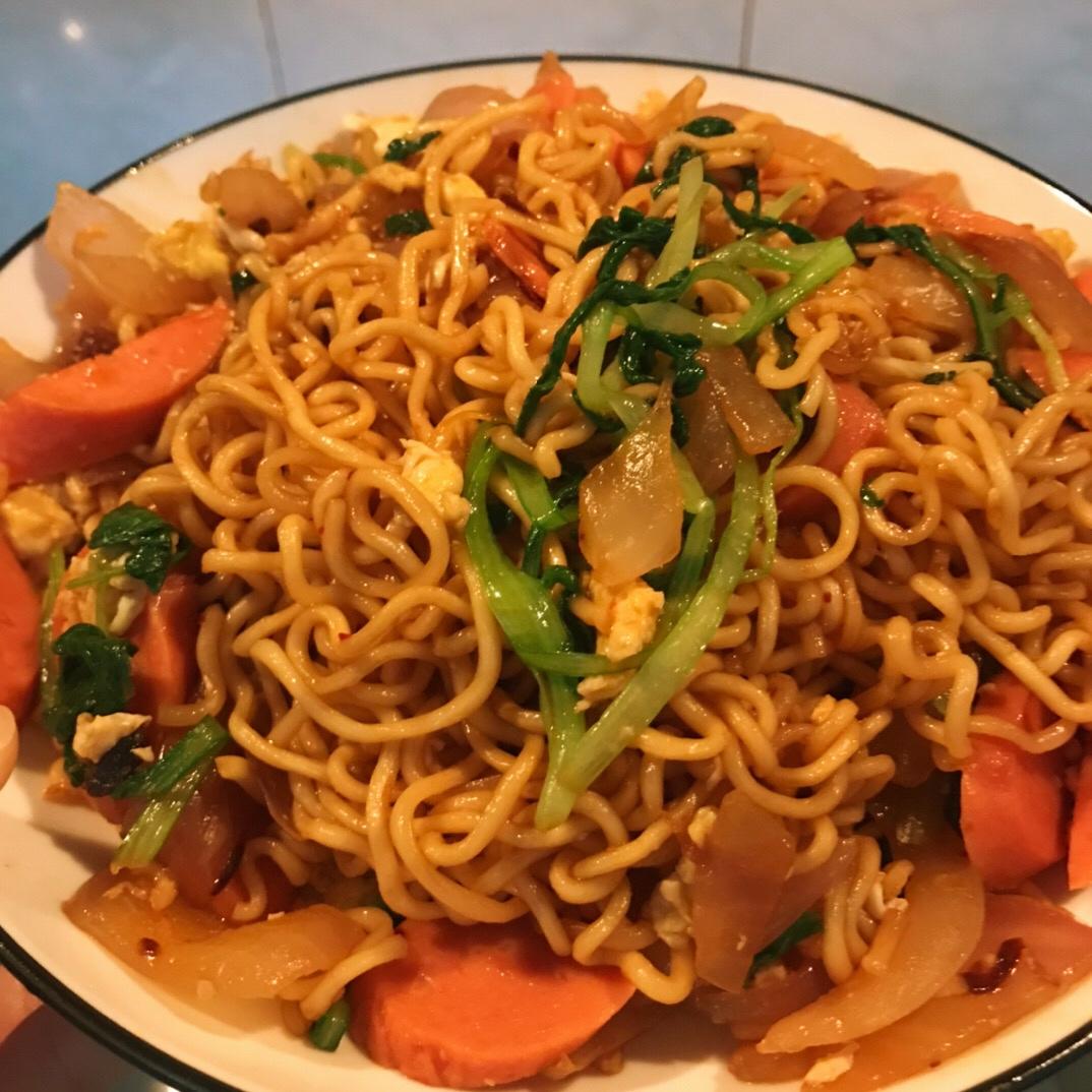 🍜最简单最好吃的家常炒面