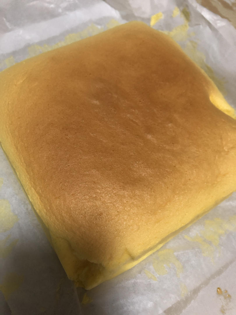 8寸圆形模具的古早蛋糕，完美方子！