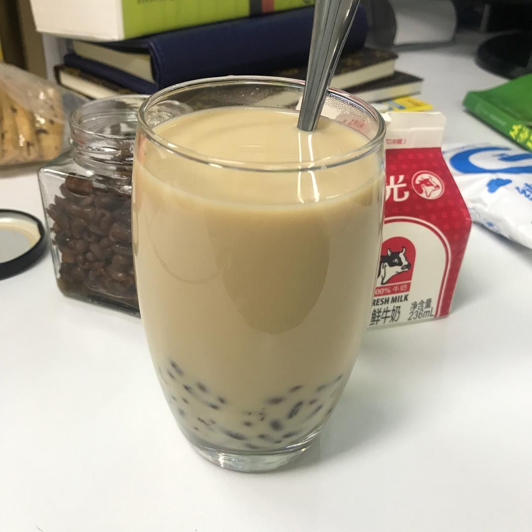 红豆奶茶