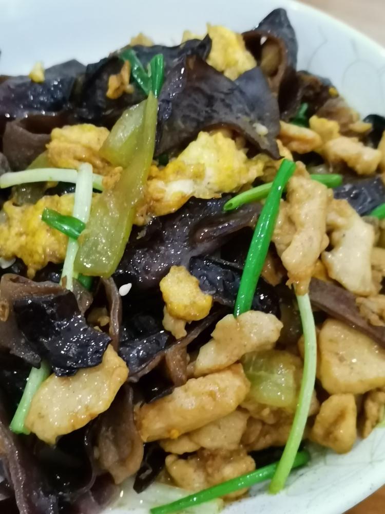 鸡肉木须肉的做法