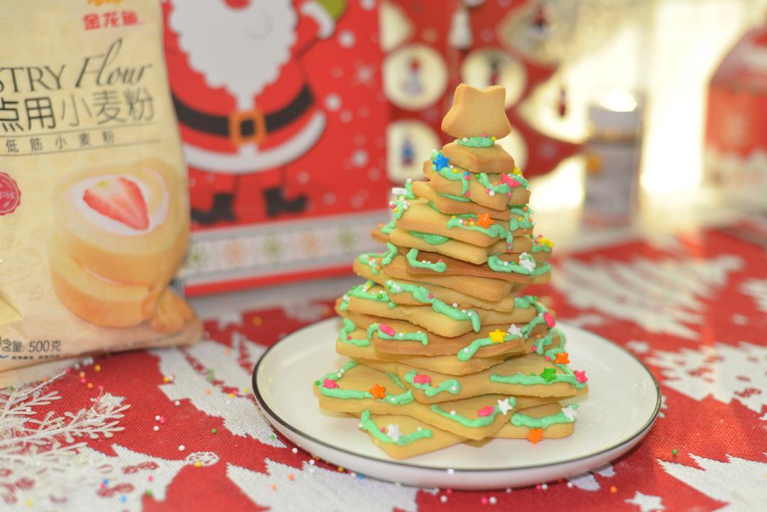圣诞树饼干的做法
