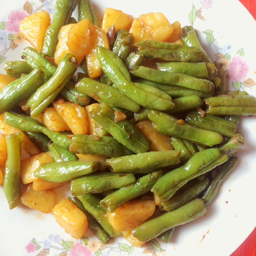 土豆炖豆角