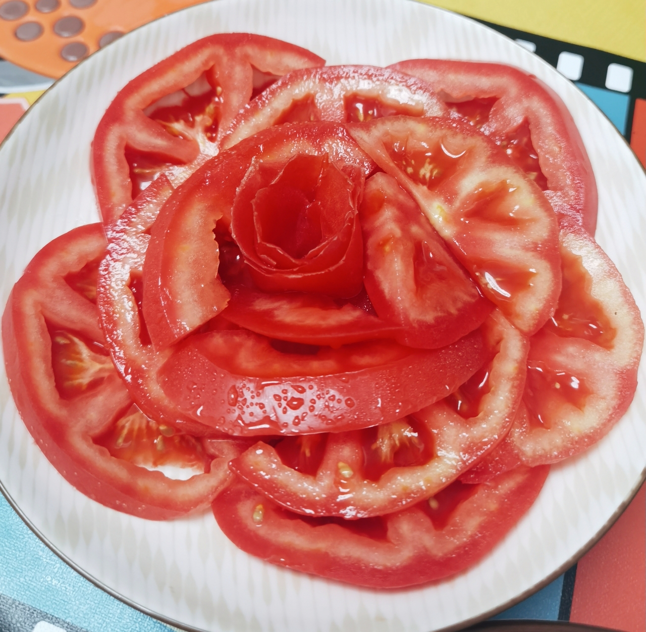 花开富贵-糖拌西红柿