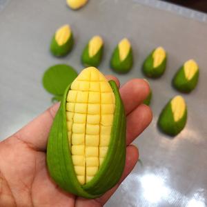 玉米馒头🌽的做法 步骤5