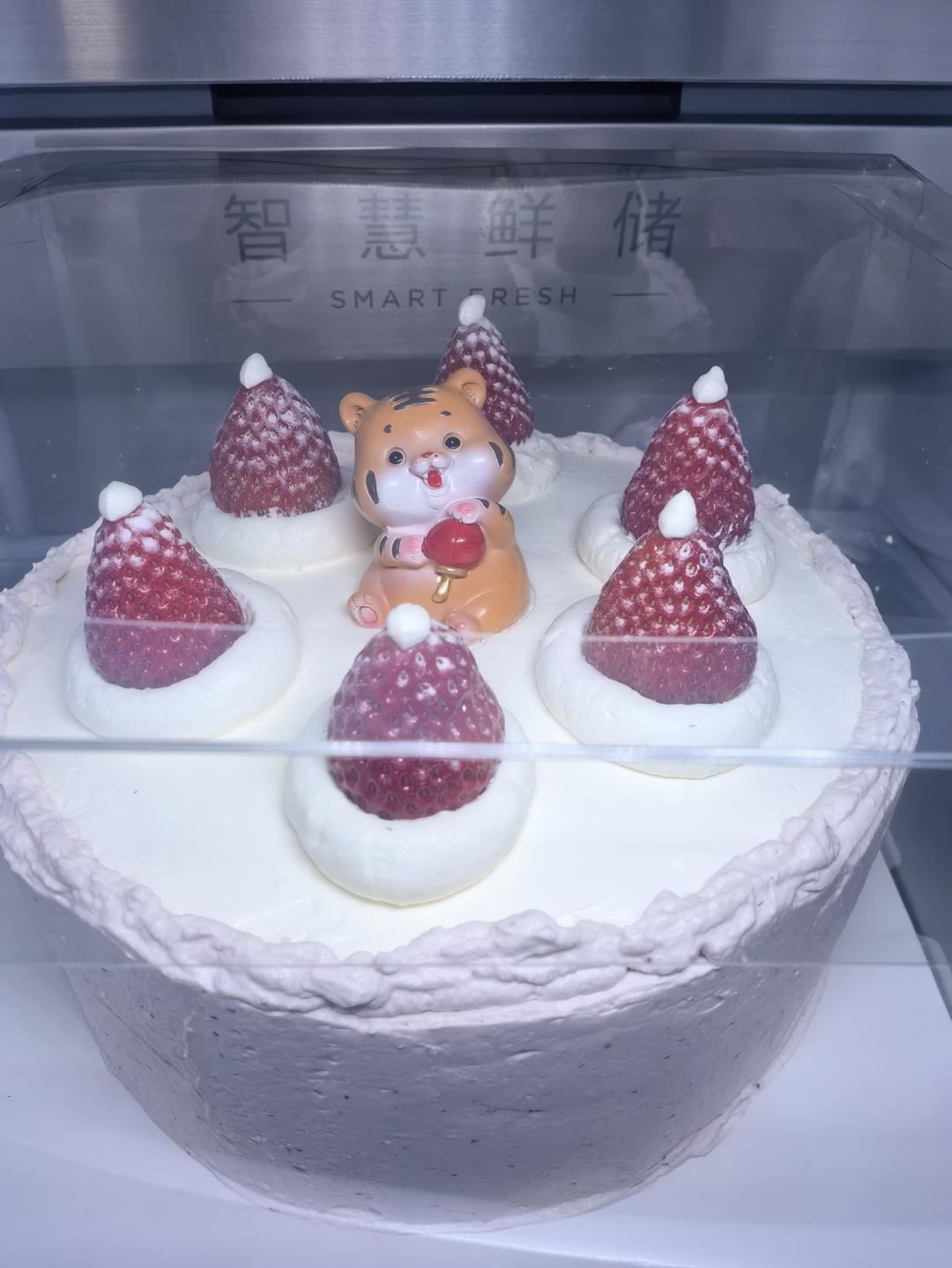 草莓脑袋蛋糕🎂