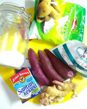 台式芋圆紫薯西米露的做法 步骤1