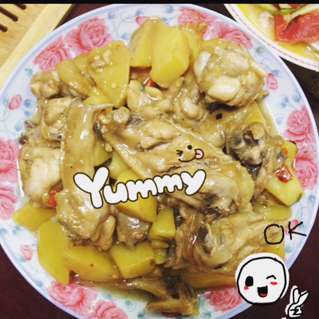 土豆炖鸡翅（快手零失败）