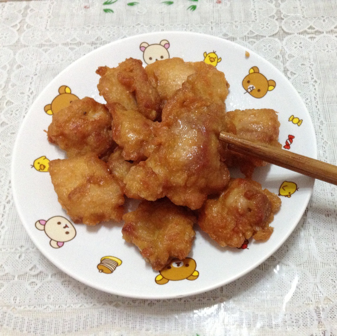 炸鸡块盖饭