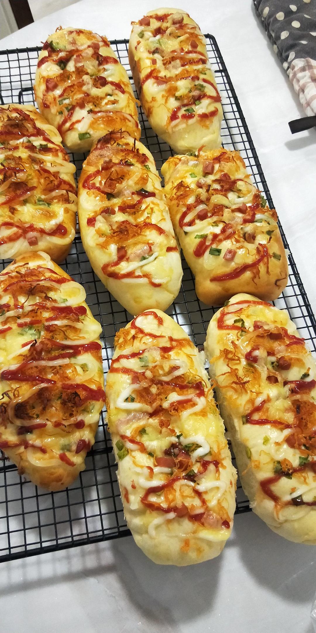 我的料理日记做的火腿芝士面包05烫种版