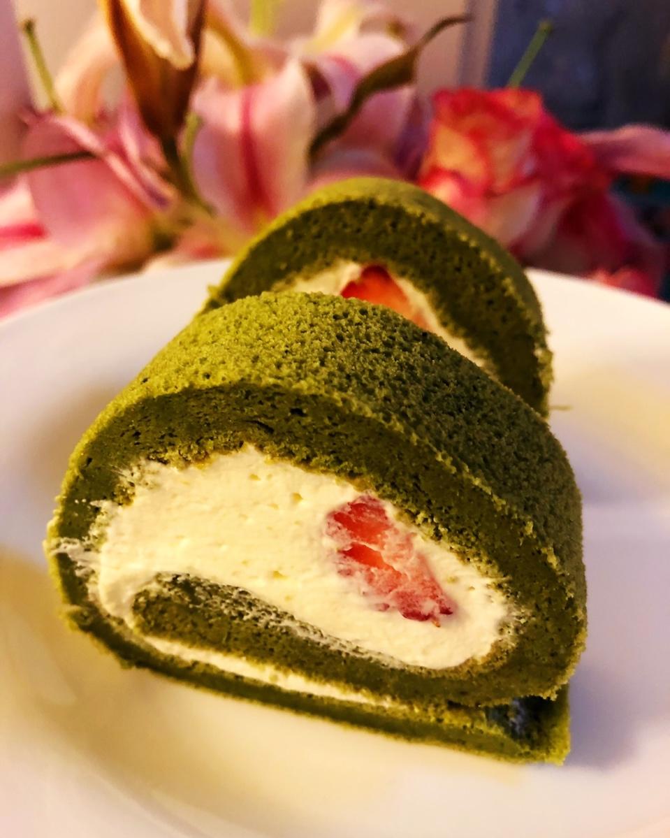 日式抹茶蛋糕卷