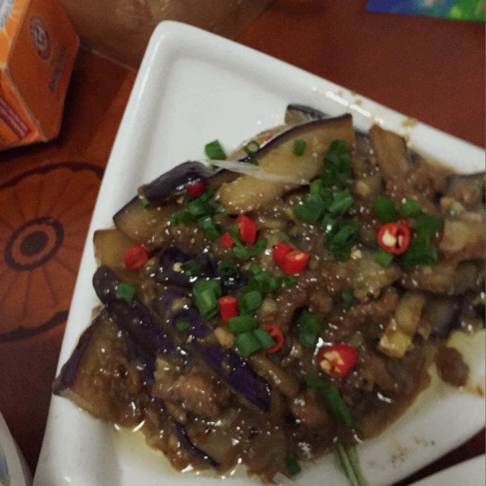 红烧肉沫茄子