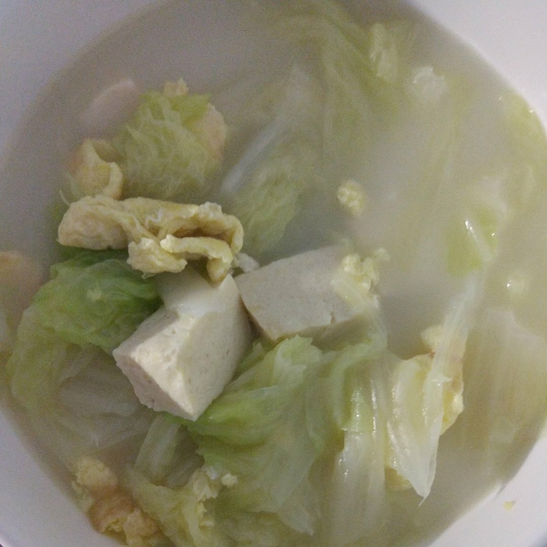 减肥营养白菜汤