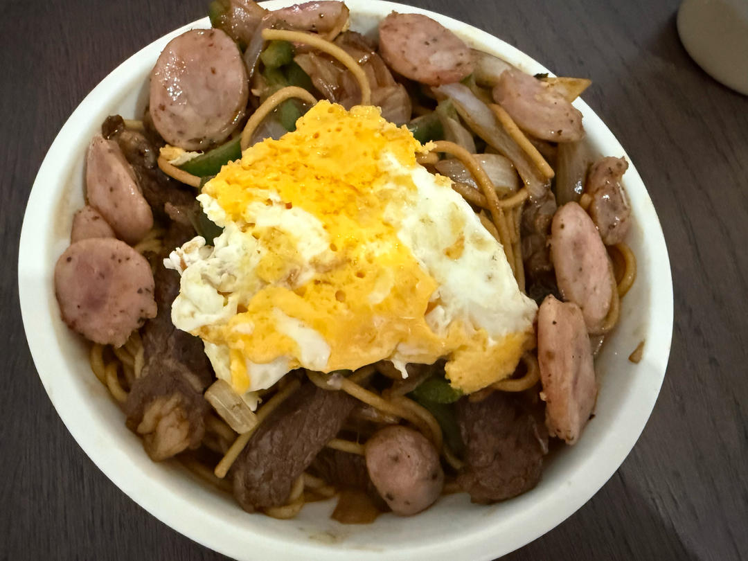 味道不输西餐厅的黑椒牛柳意面